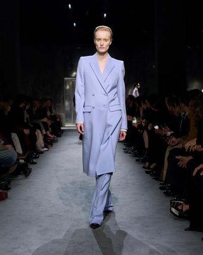 DOUBLE FACE LIGHT WOOL TAILORED STRAIGHT PANTS image number 4