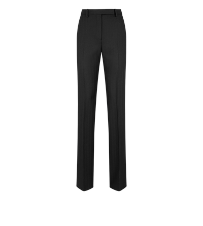 SHARP HERRINGBONE TAILORED STRAIGHT PANTS image number 0
