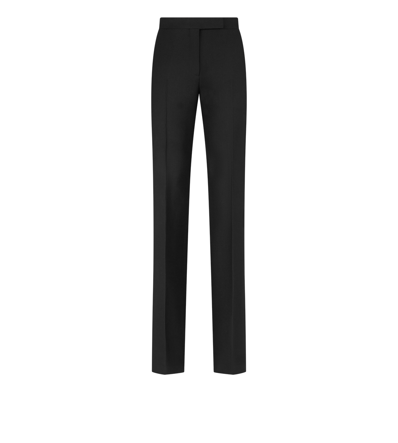 WOOL SILK BLEND TAILORED TUXEDO STRAIGHT PANTS | TOM FORD Fashion