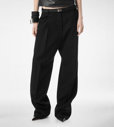 SHARP WOOL PLEATED PANTS image number 3