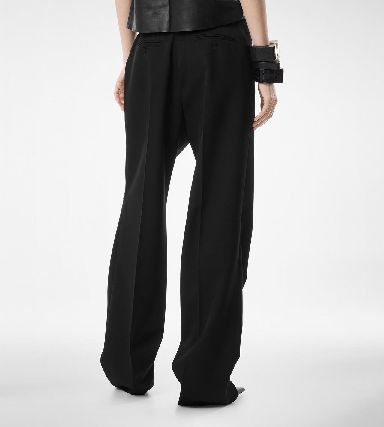 SHARP WOOL PLEATED PANTS image number 4