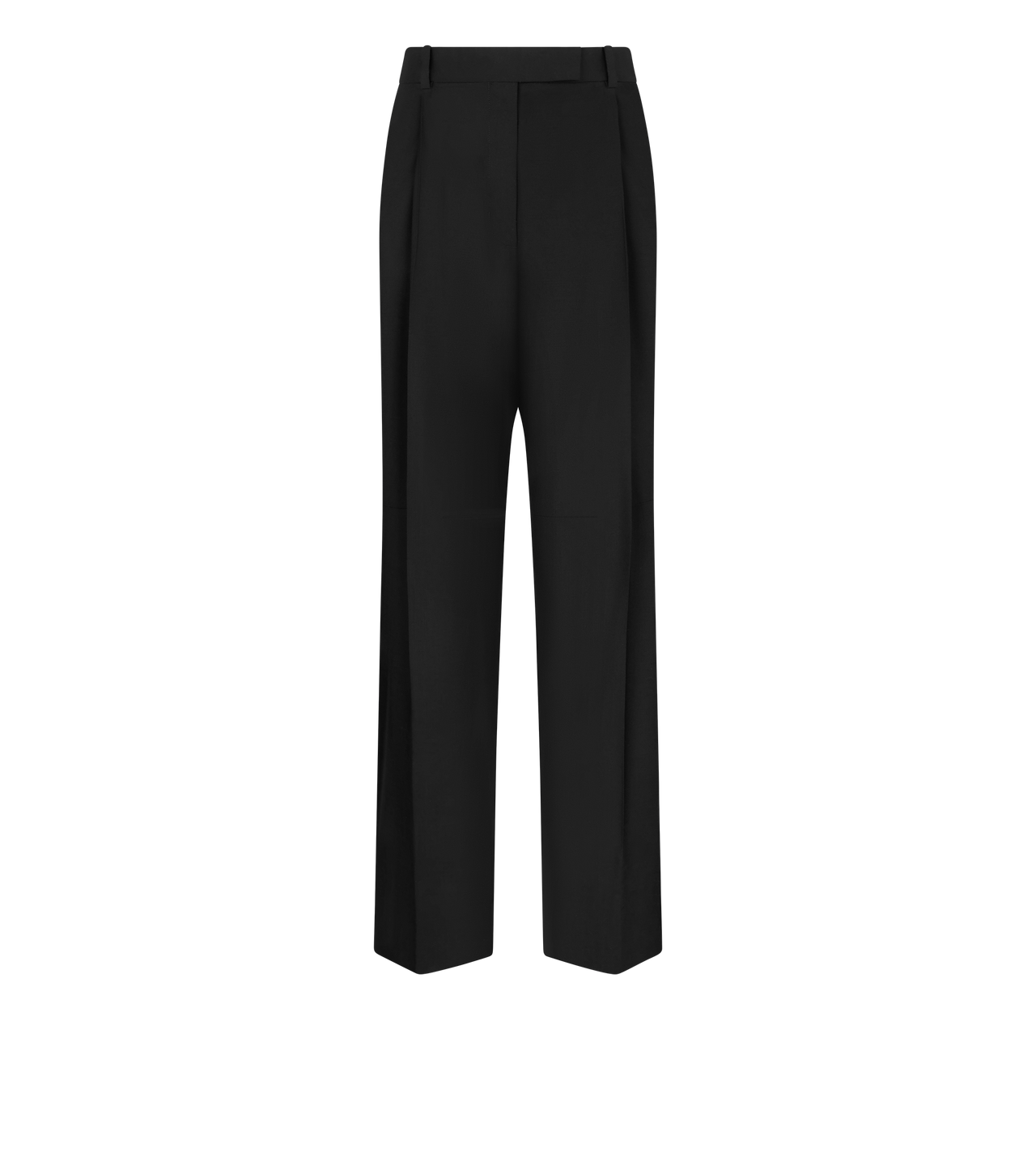 TOM FORD WOOL BLACK FRESCO LANA PLEATED PANTS
