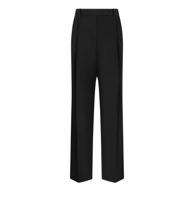 TOM FORD WOOL BLACK FRESCO LANA PLEATED PANTS