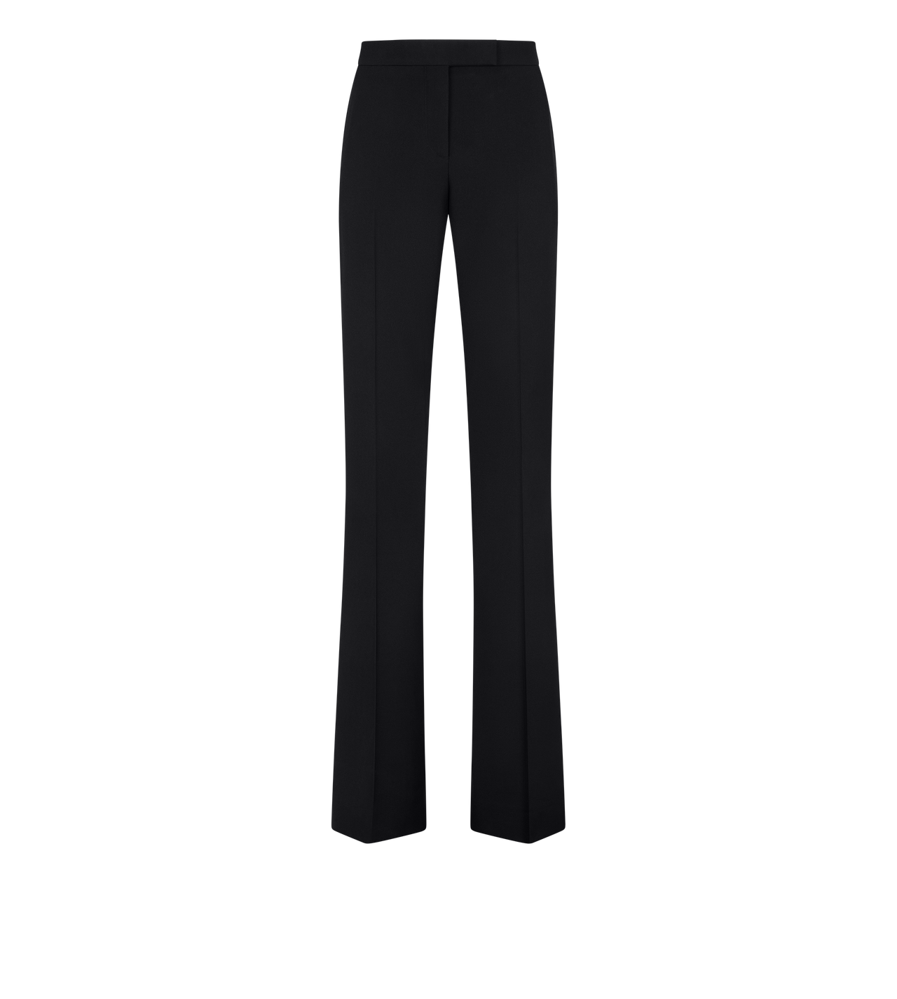 BI-COLOR SHARP GRAIN DE POUDRE TAILORED TUXEDO STRAIGHT PANTS image number 0