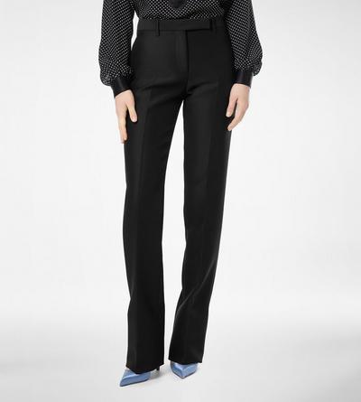 WOOL SILK RADZMIR TAILORED STRAIGHT PANTS image number 3
