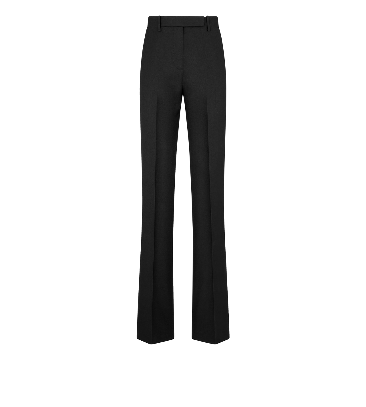 TOM FORD WOOL SILK BLEND BLACK FIGURBETONTE GERADE HOSE AUS WOLL-SEIDEN-MISCHUNG