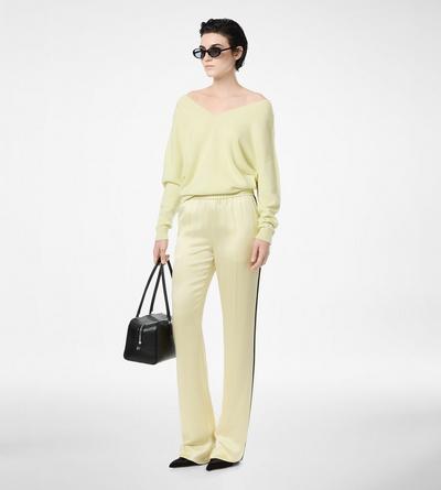 DOUBLE SILK SATIN JOGGERS image number 2