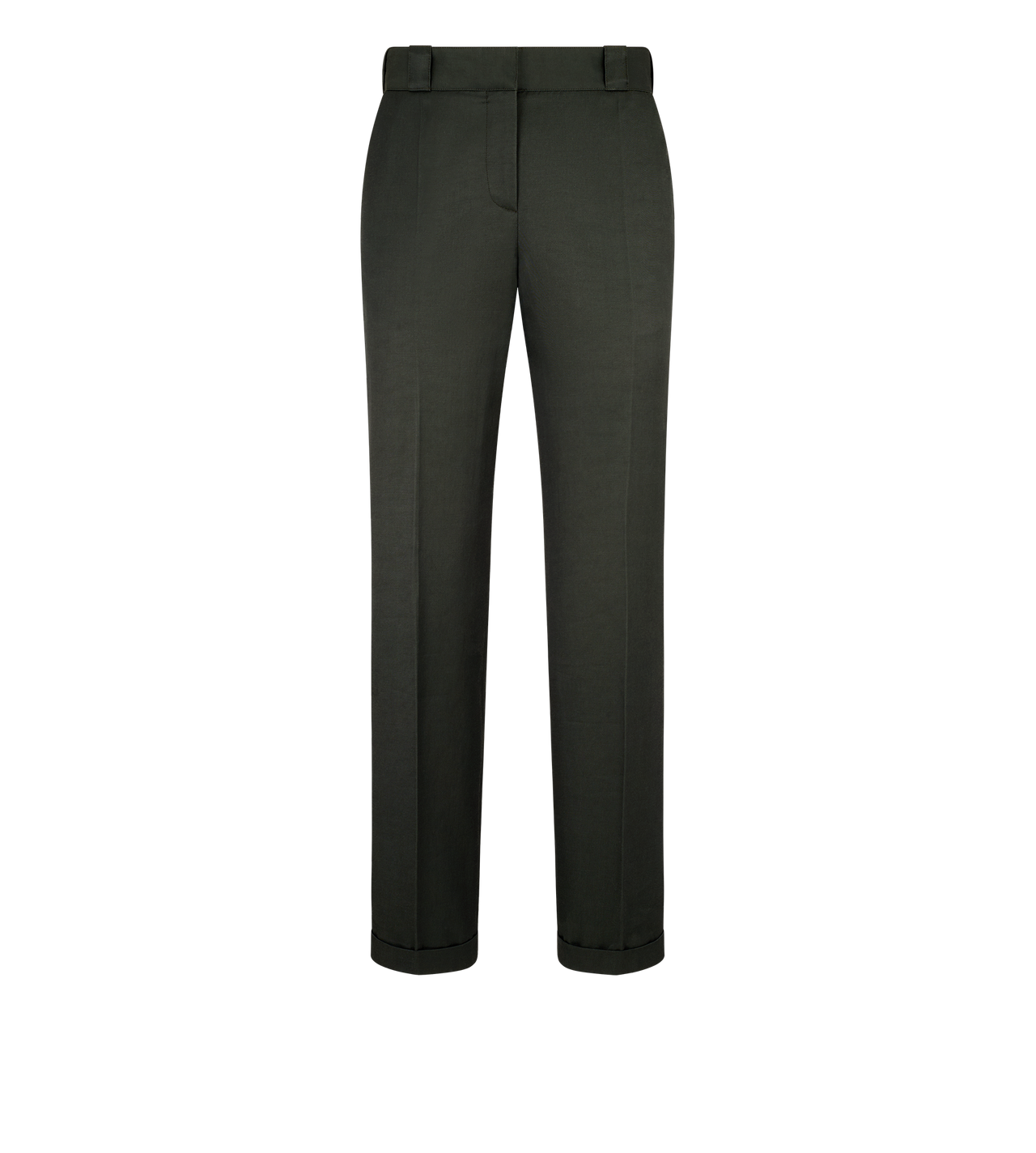 COTTON VISCOSE TWILL CHINO PANTS image number 0
