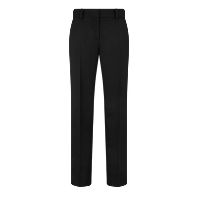 SHARP WOOL GABARDINE OFFICER PANTS WITH PIPING image number 0