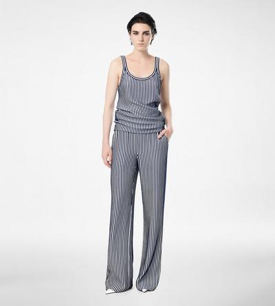 SEQUIN EMBROIDERED SILK GEORGETTE PANTS image number 2