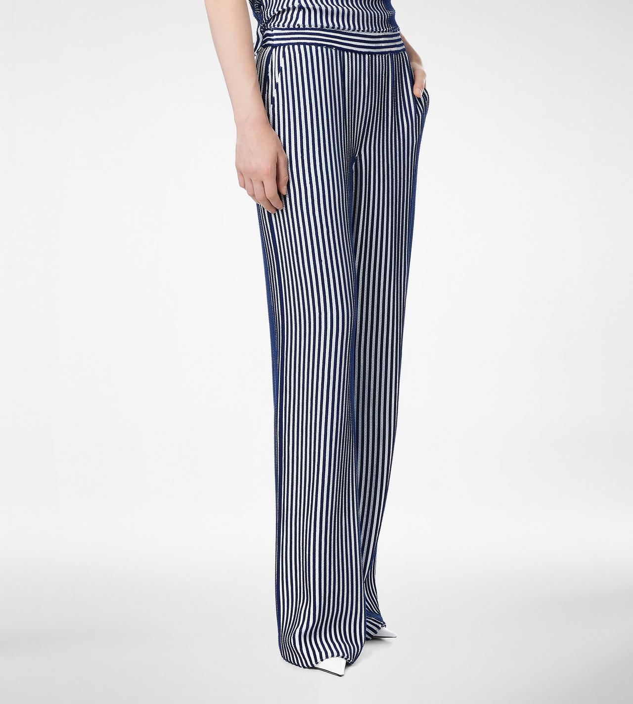 SEQUIN EMBROIDERED SILK GEORGETTE PANTS image number 3