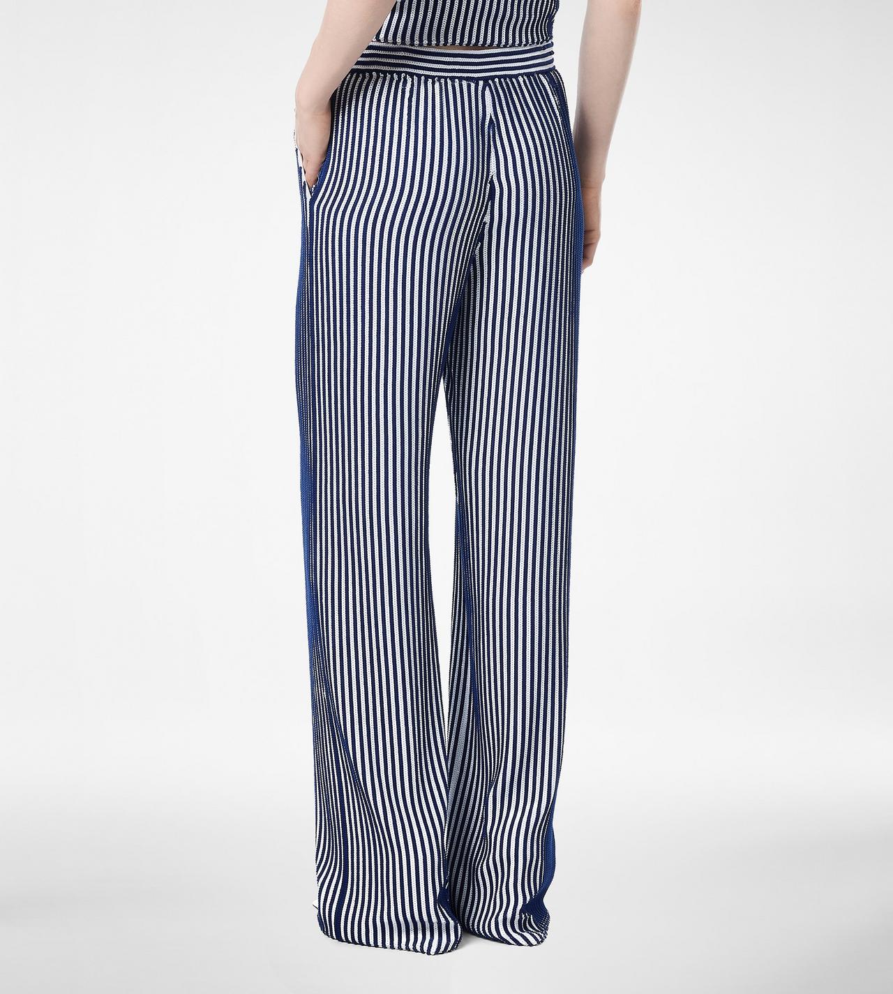 SEQUIN EMBROIDERED SILK GEORGETTE PANTS image number 4