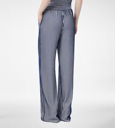 SEQUIN EMBROIDERED SILK GEORGETTE PANTS image number 4