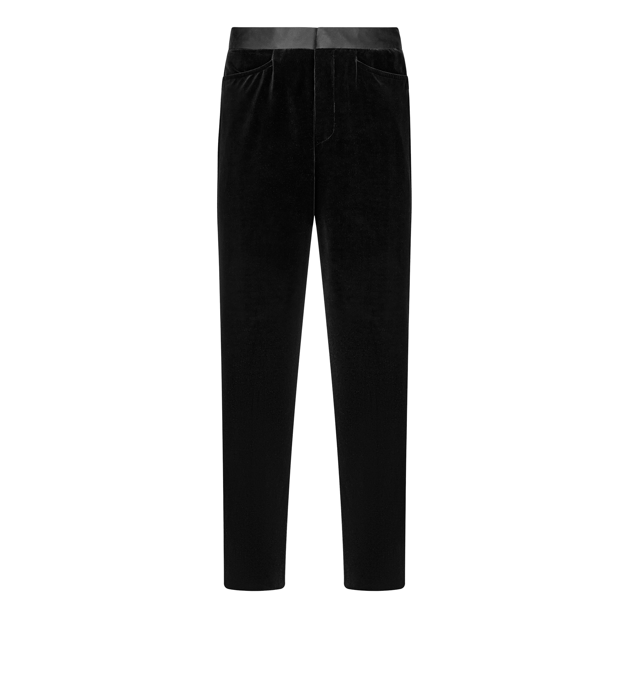 COMPACT LIGHT VELVET ATTICUS TROUSER