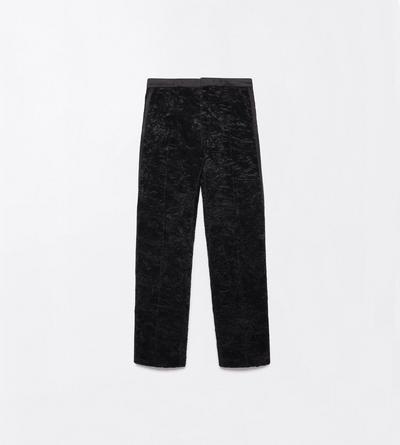 TOM FORD SILK OC SILK ASTRACAN PLISS&Eacute; EVENING PANT