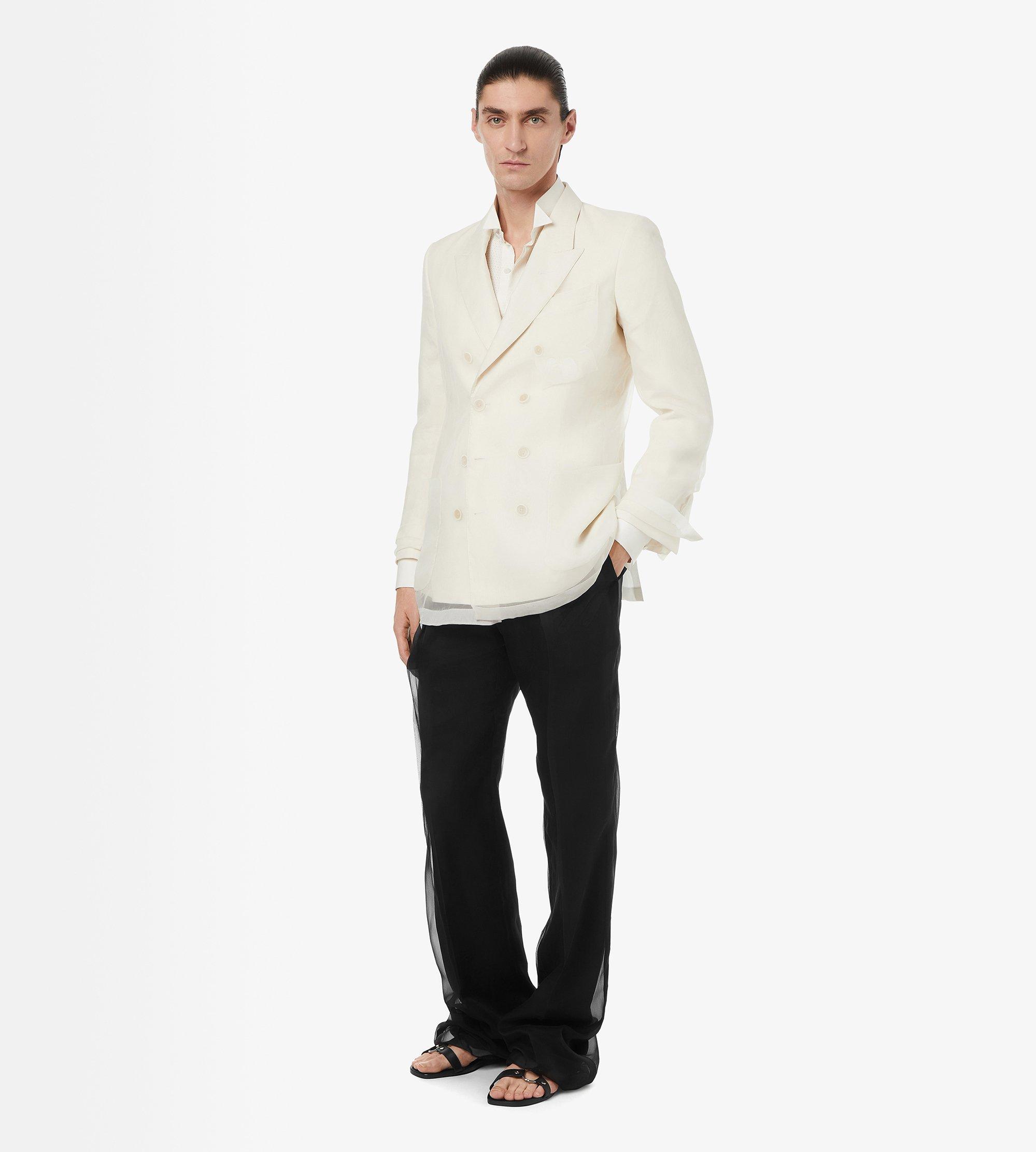 WASHED CHIFFON EVENING PANT