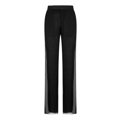 TOM FORD SILK BLACK PANTAL&Oacute;N DE NOCHE DE CHIF&Oacute;N LAVADO