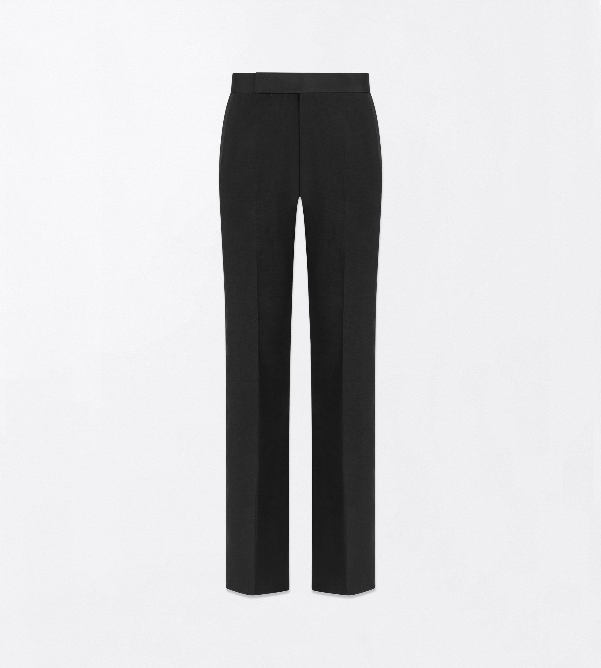 SILK WOOL FLUID EVENING PANT