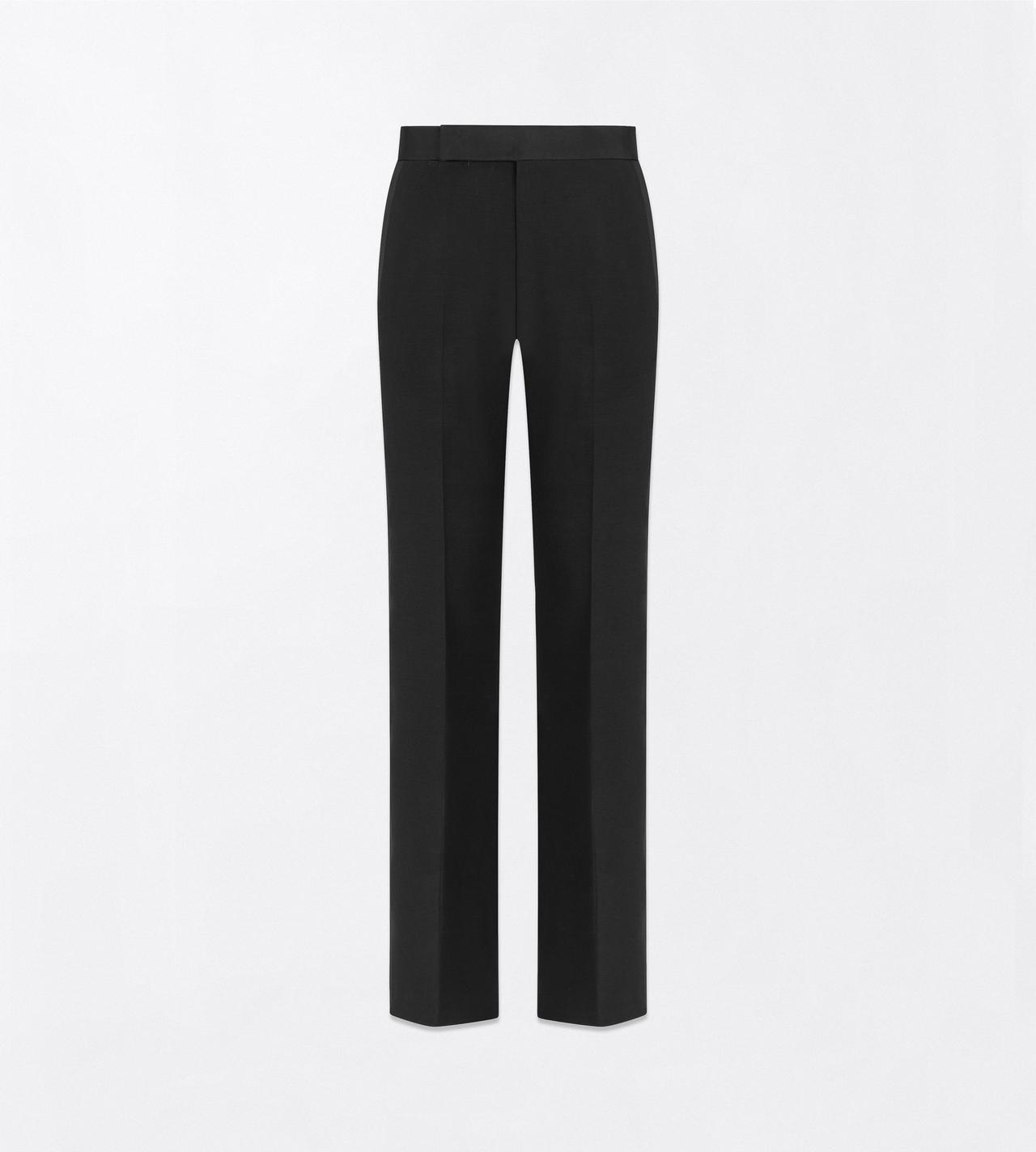 TOM FORD SILK WOOL BLEND BLACK SILK WOOL FLUID EVENING PANT
