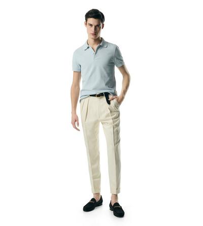 PURE SILK ATTICUS PLEAT TROUSER | Tom Ford Fashion
