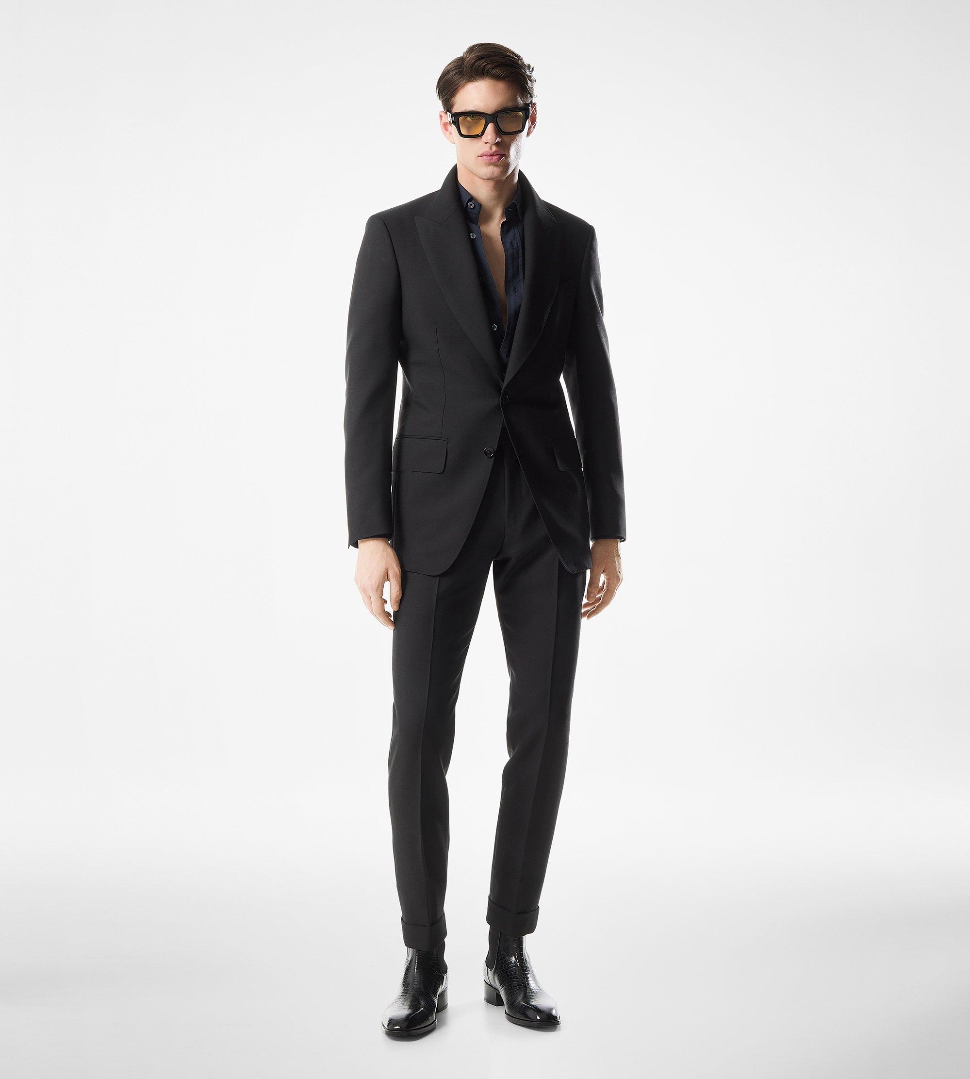 YARN DYED MIKADO ATTICUS TROUSER | TOM FORD Fashion