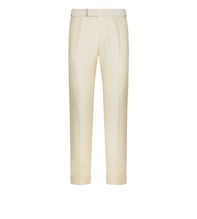 WOOL SILK FAILLE ATTICUS TROUSER image number 0