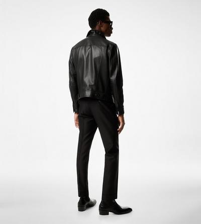 WOOL SILK FAILLE ATTICUS TROUSER image number 2