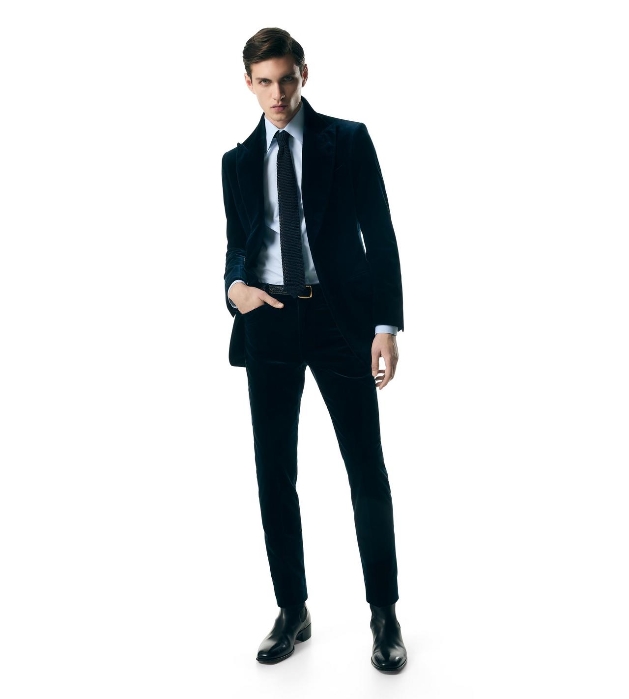 LIGHT VELVET ATTICUS WESTERN POCKET TROUSER image number 1