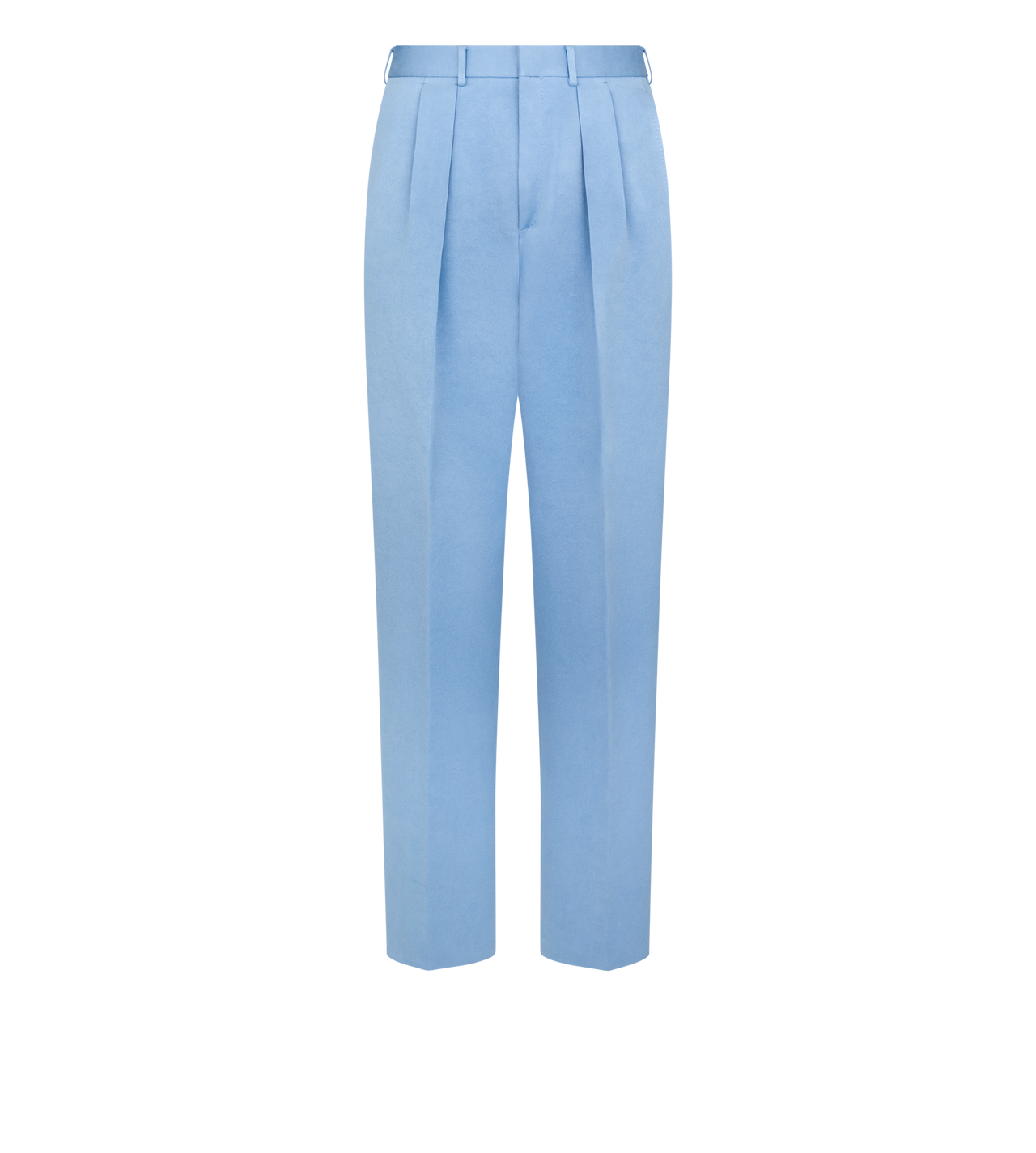 TEXTURED PEACHED SATIN DOUBLE PLEAT PANT image number 0