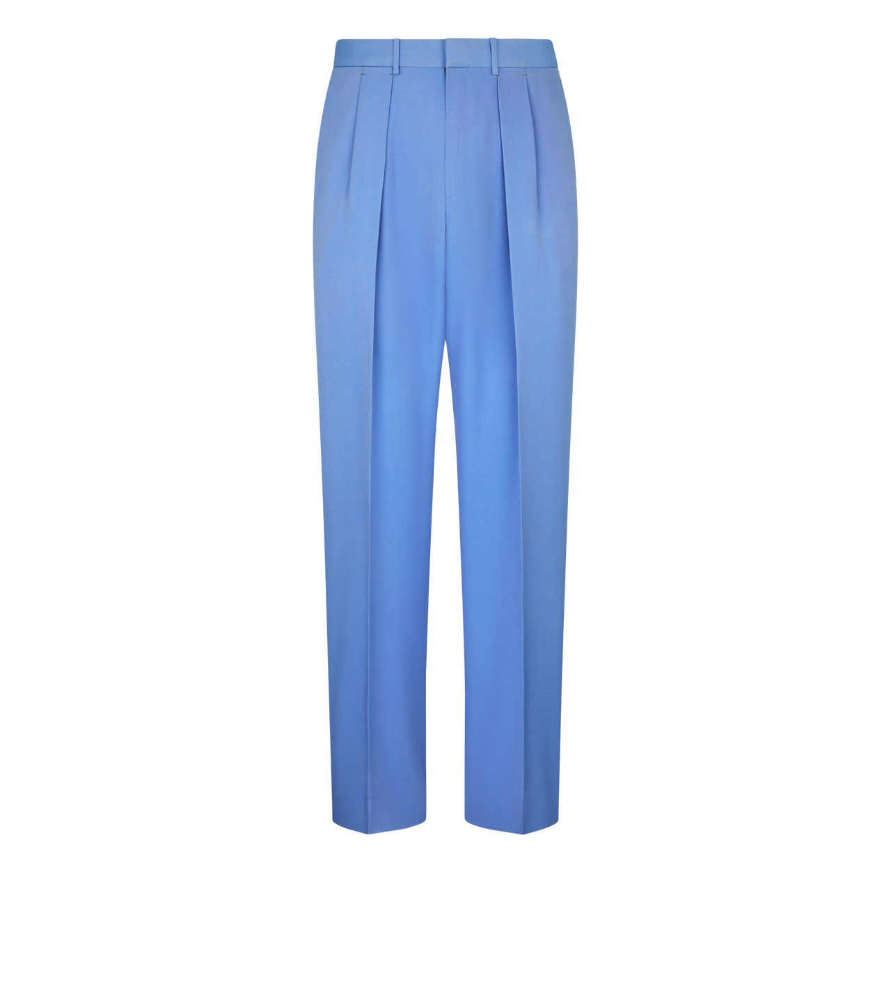 TOM FORD VISCOSE WOOL BLEND PERVINCA PANTALONE IN LANA E VISCOSA CON DOPPIA PIEGA E DOPPIA FAILLE