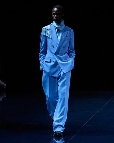 TOM FORD VISCOSE WOOL BLEND PERVINCA PANTALONE IN LANA E VISCOSA CON DOPPIA PIEGA E DOPPIA FAILLE