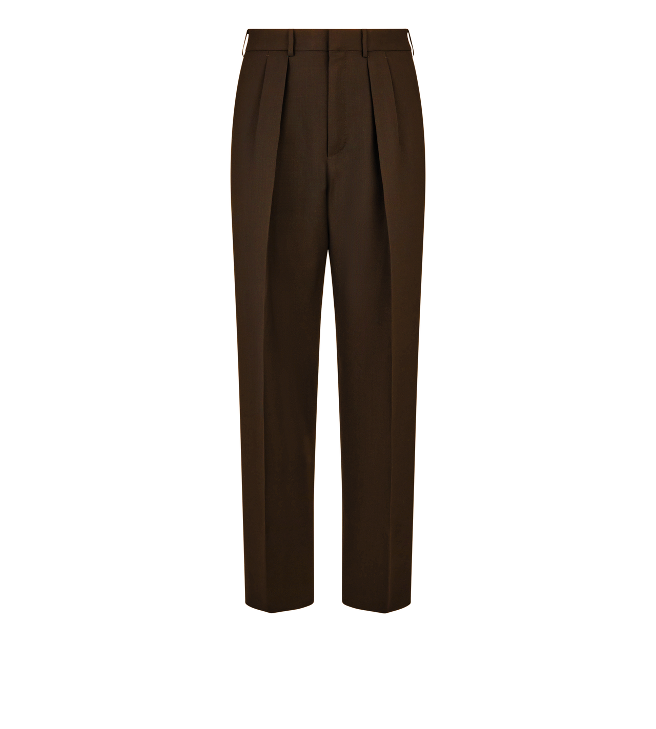BROKEN TWILL DOUBLE PLEAT PANT image number 0