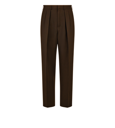 BROKEN TWILL DOUBLE PLEAT PANT image number 0