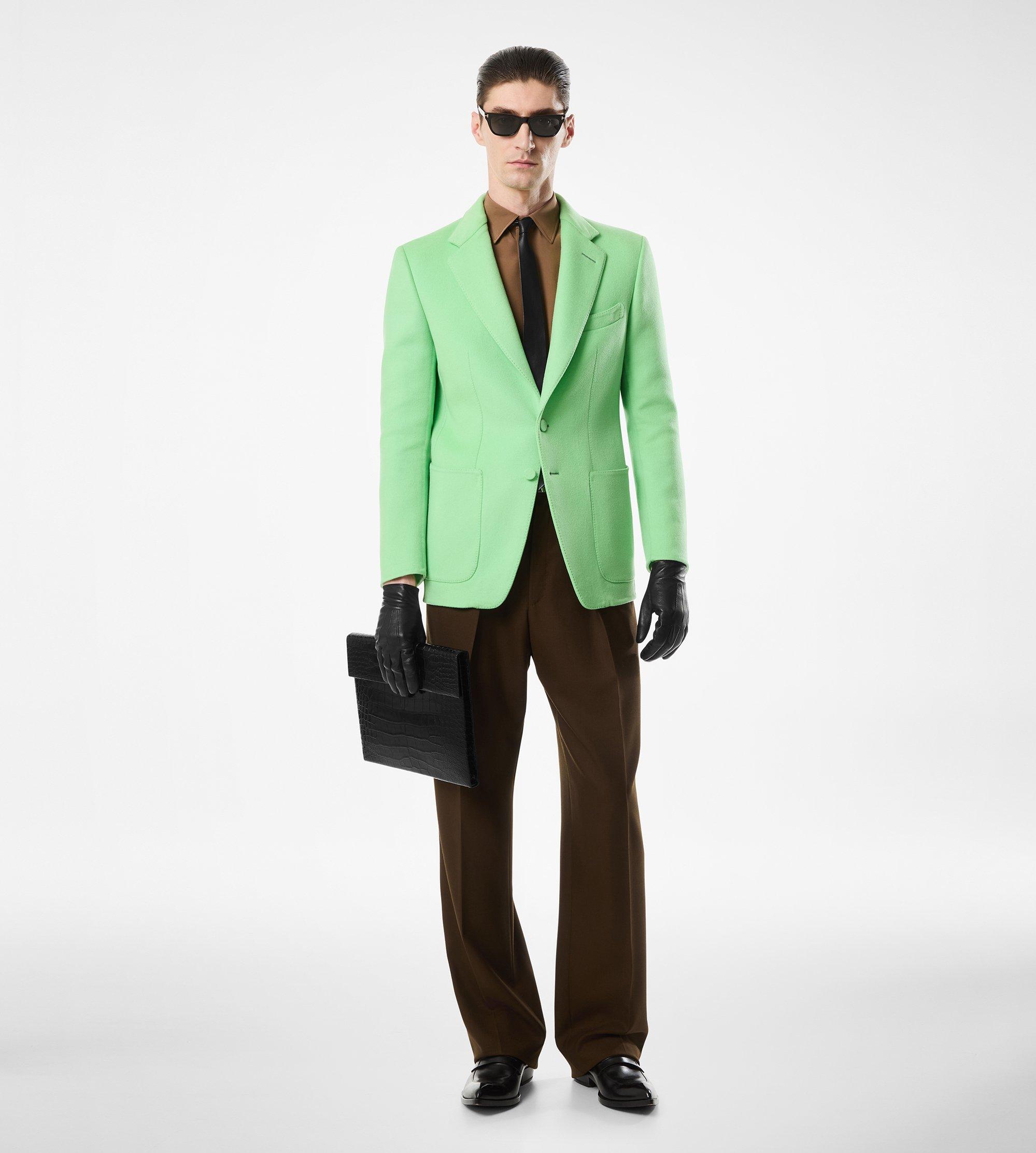 BROKEN TWILL DOUBLE PLEAT PANT