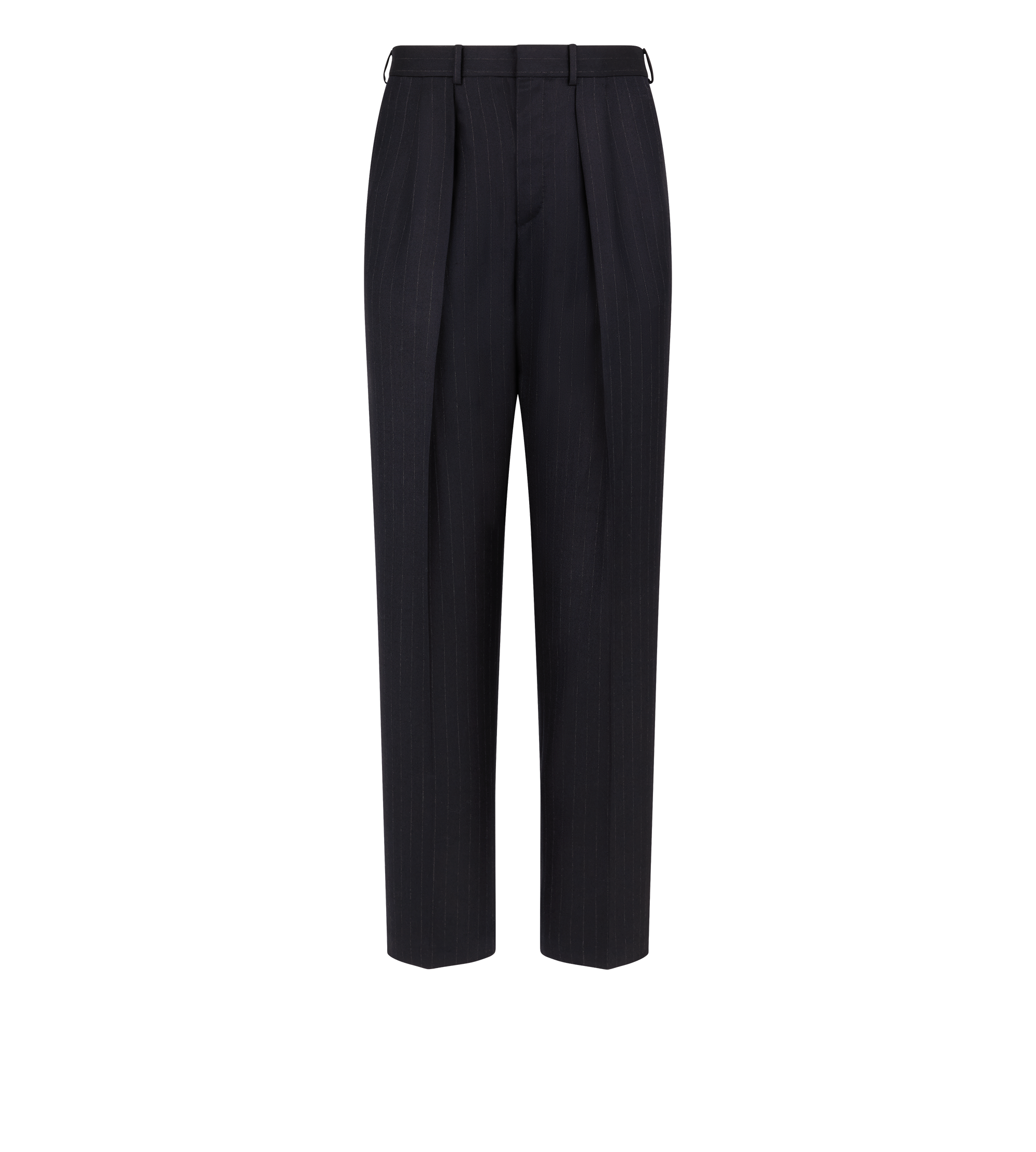 SUBTLE PINSTRIPE DOUBLE PLEAT PANT