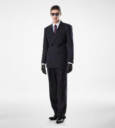 SUBTLE PINSTRIPE DOUBLE PLEAT PANT image number 2