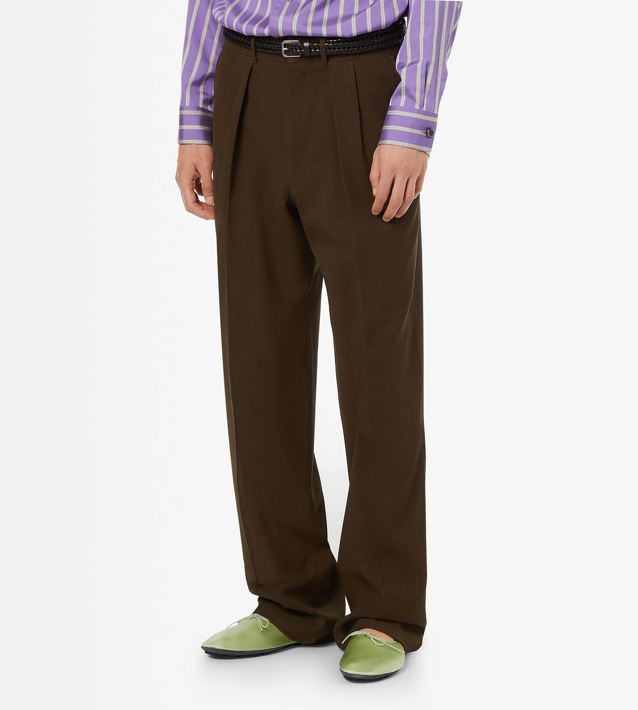 LIGHT FRESCO DOUBLE PLEAT PANT image number 2