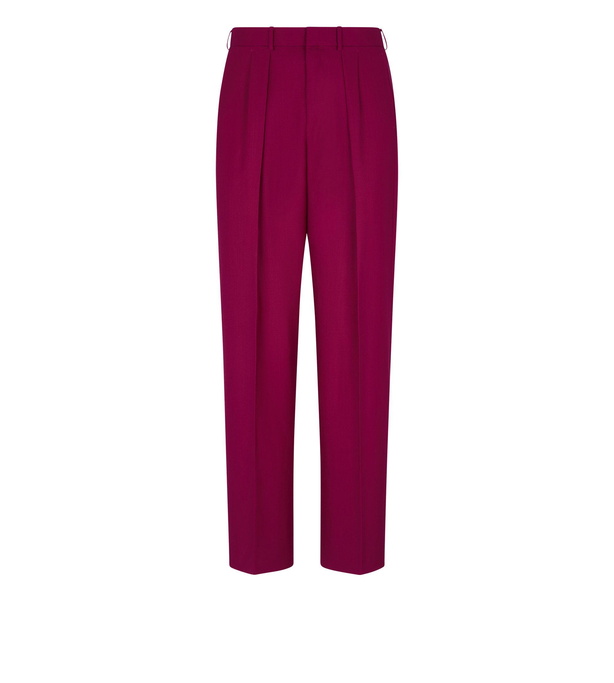 HIGH TWIST TWILL DOUBLE PLEAT PANT