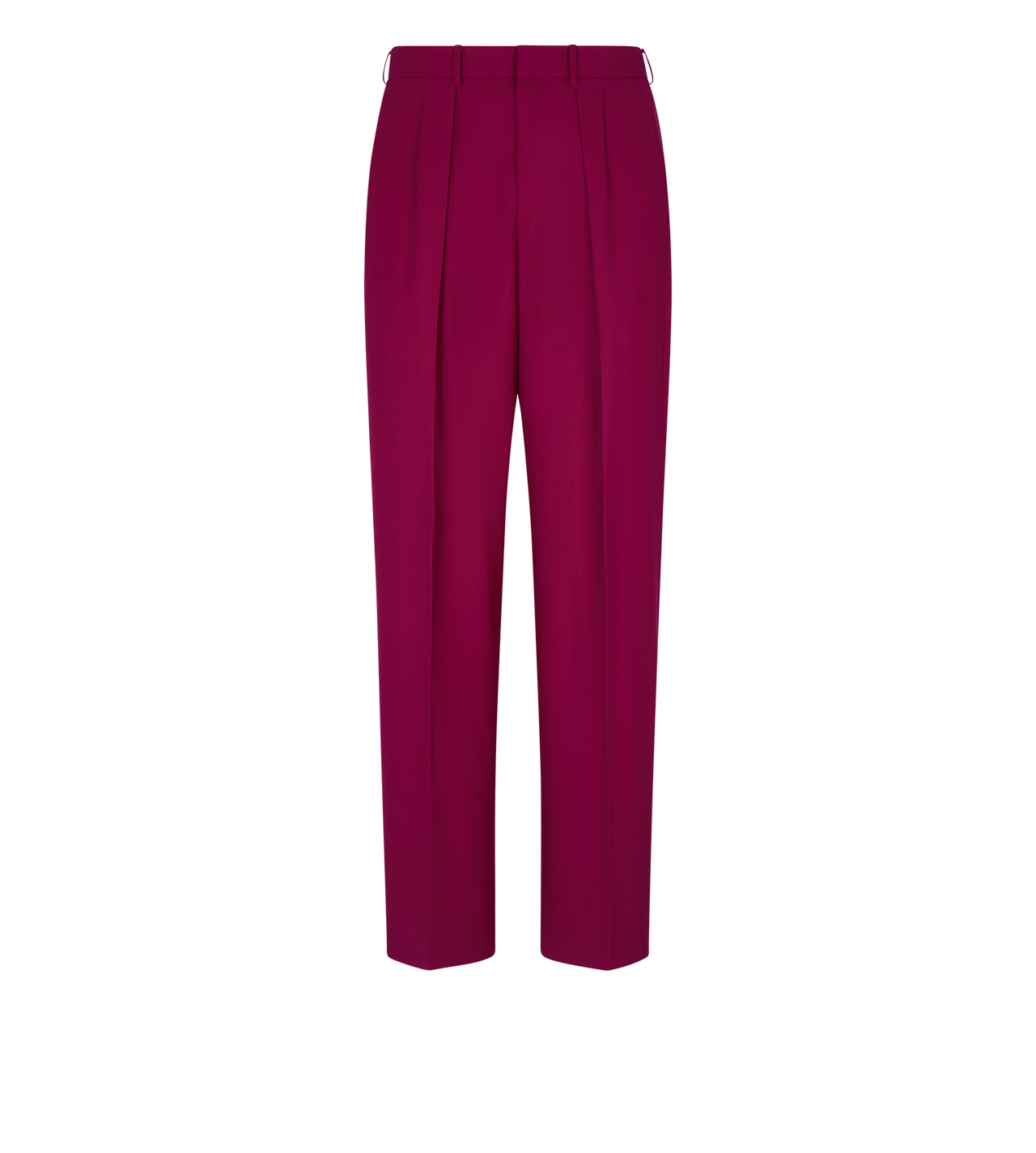 HIGH TWIST TWILL DOUBLE PLEAT PANT image number 0