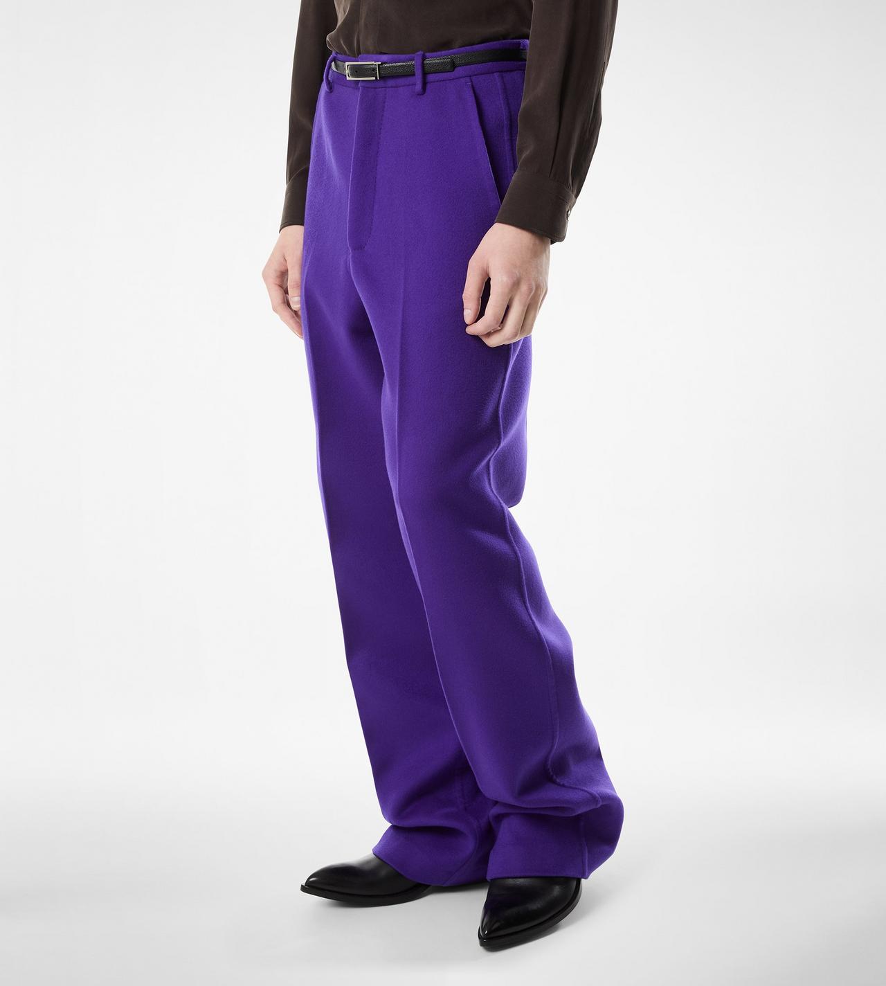 CASHMERE DOUBLE SPLITTABLE TWILL PANT image number 3