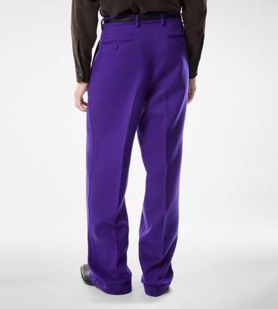 CASHMERE DOUBLE SPLITTABLE TWILL PANT image number 4
