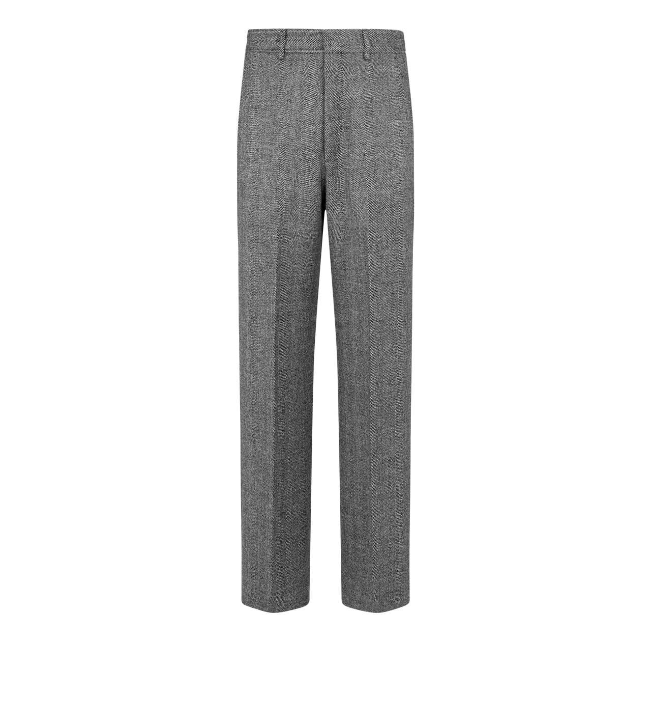 SHARKSKIN HERRINGBONE DOUBLE SPLITTABLE PANT image number 0
