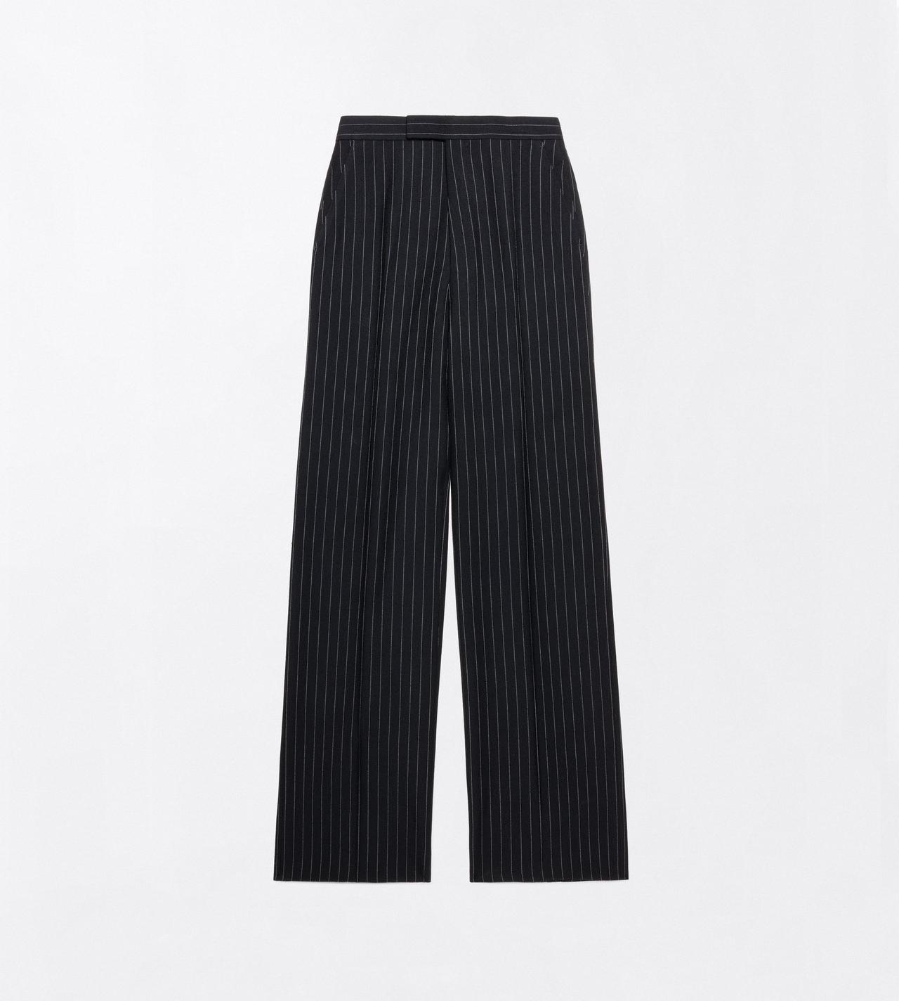 TOM FORD WOOL OC TWILL SHARP STRIPE COLBERT HIGH-WAIST PANT