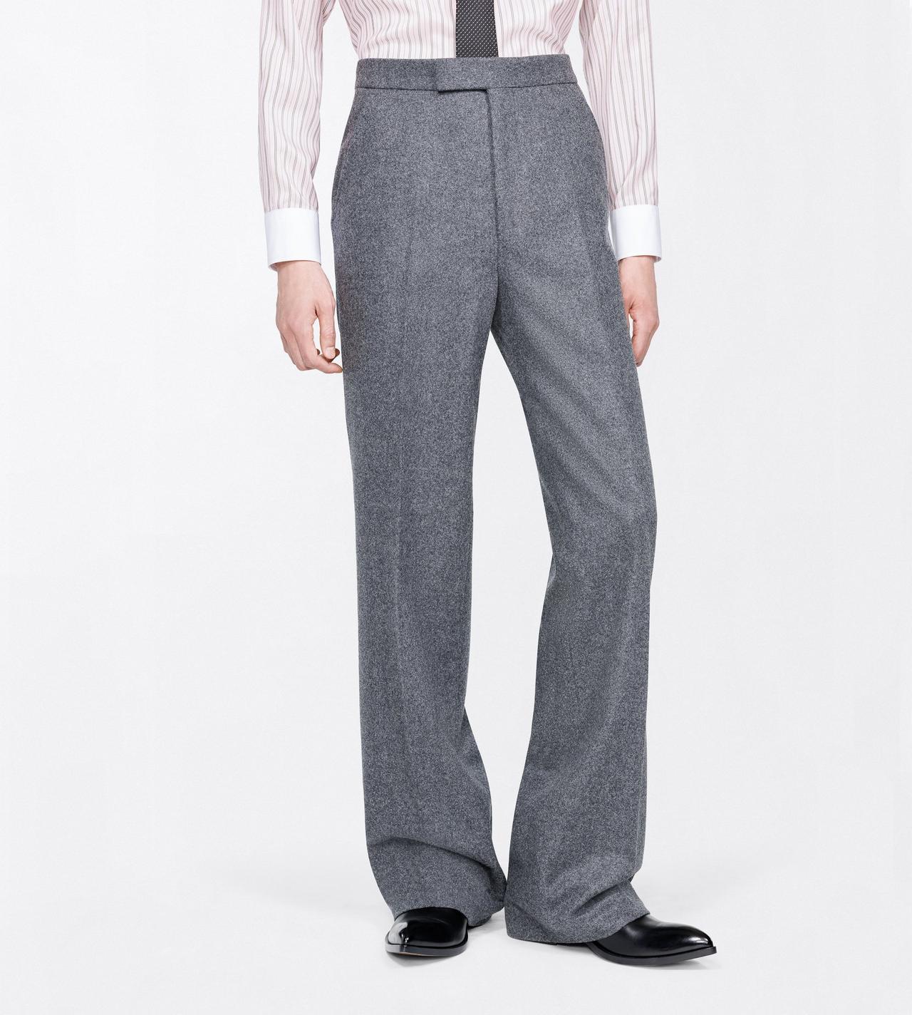 TOM FORD WOOL CASHMERE BLEND OC WOOL CASHMERE FLANNEL COLBERT HIGH-WAIST PANT