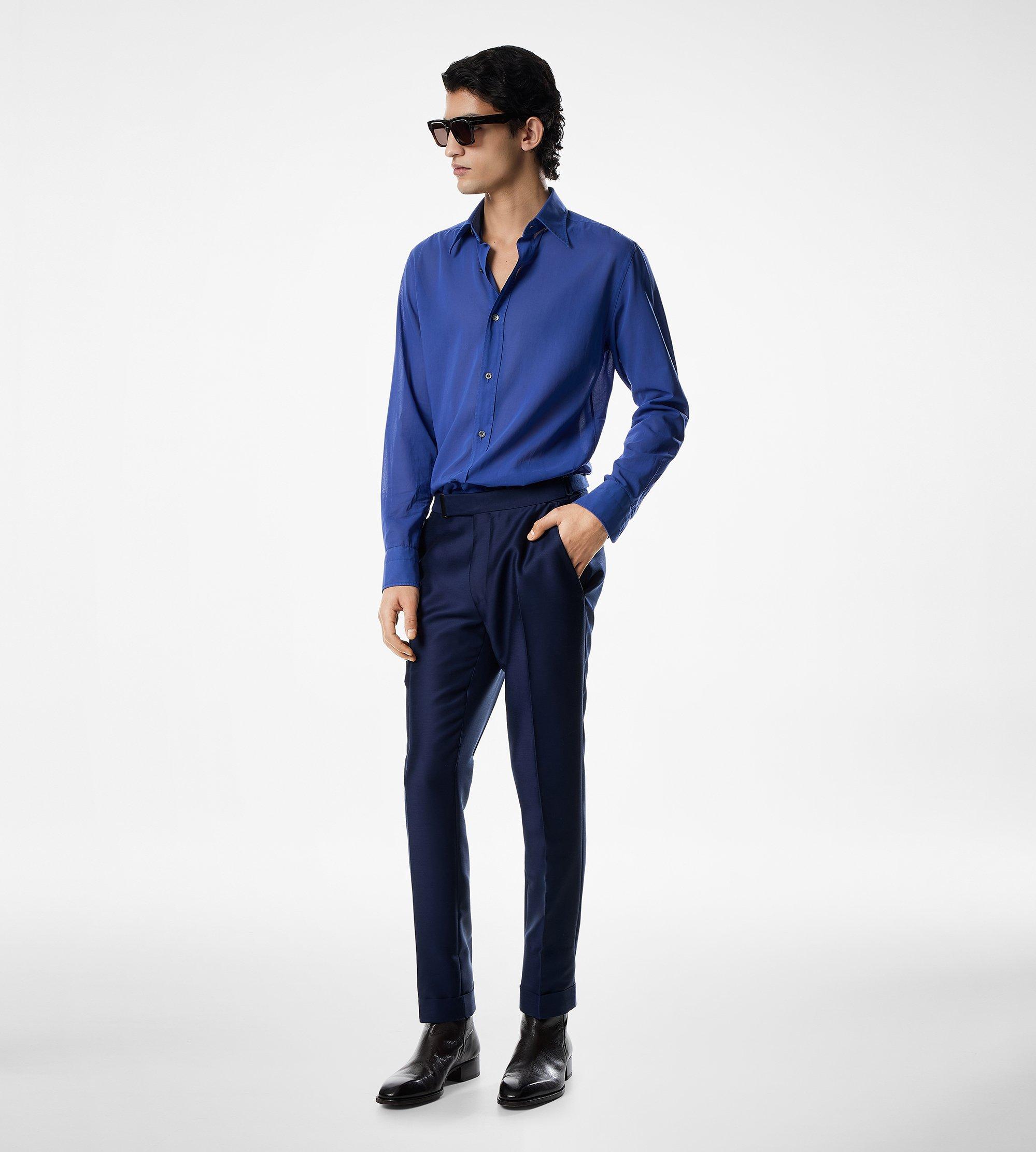 MOHAIR SILK TWILL DYLLAN PANT