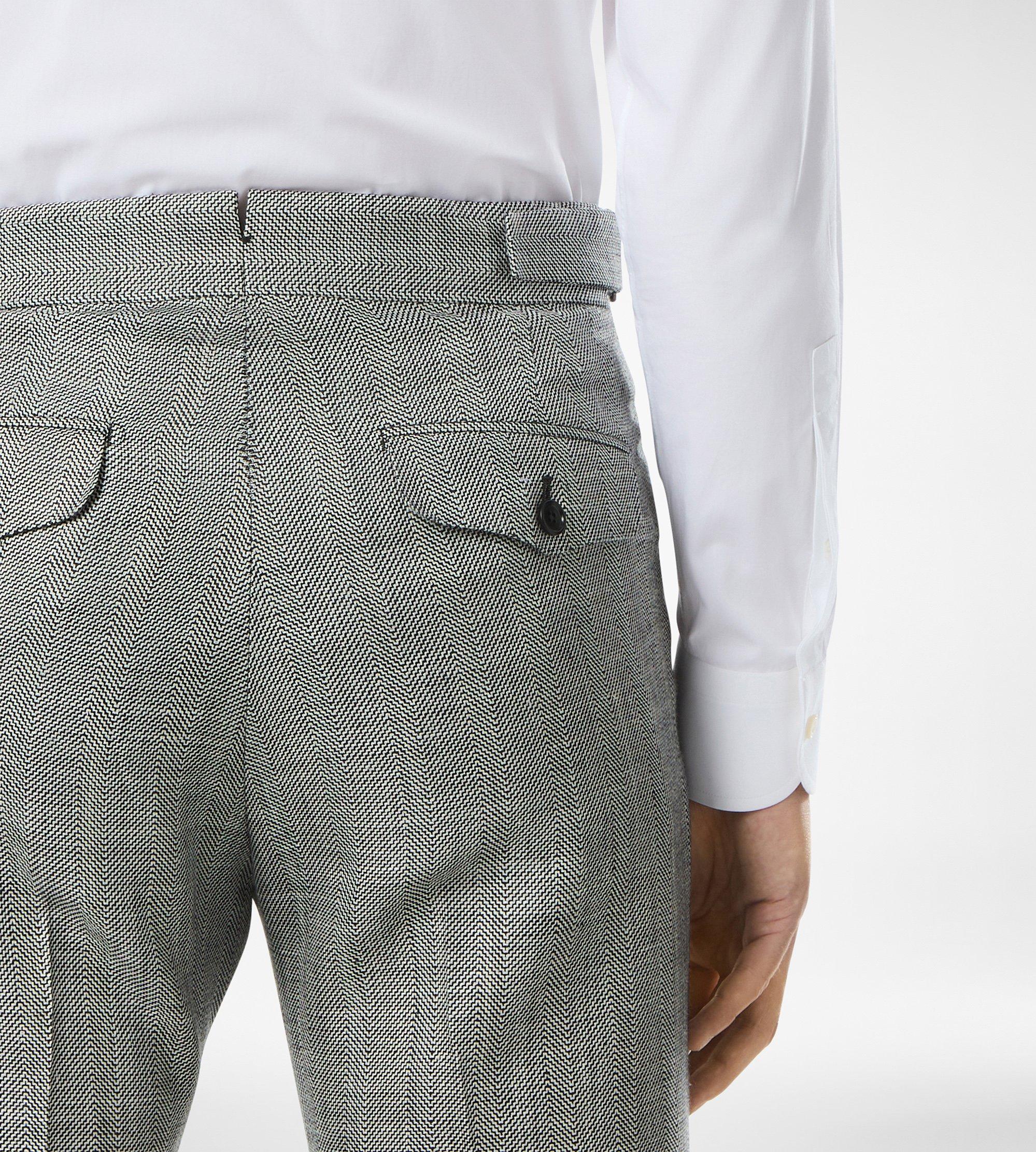 オーラリー LINEN WOOL SILK SHARK SKIN SLACKS Auralee Linen Wool Silk Shark Skin Slacks | Garmentory