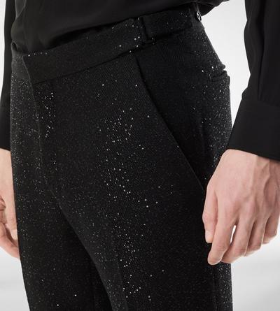 SEQUINS LIGHT BOUCLÈ PANT image number 1