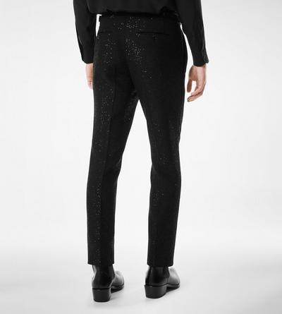 SEQUINS LIGHT BOUCLÈ PANT image number 4