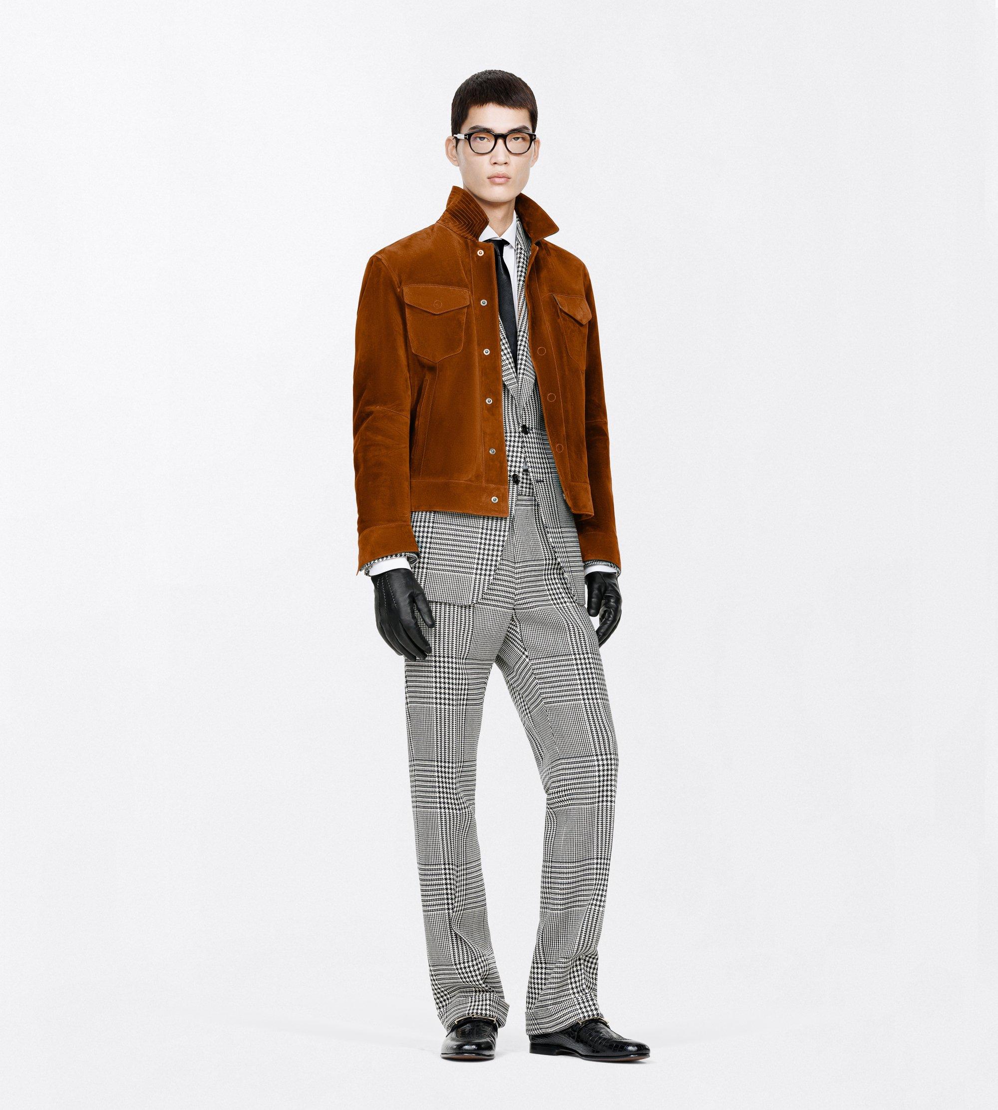 PRINCE OF WALES FLAT FRONT PANT
