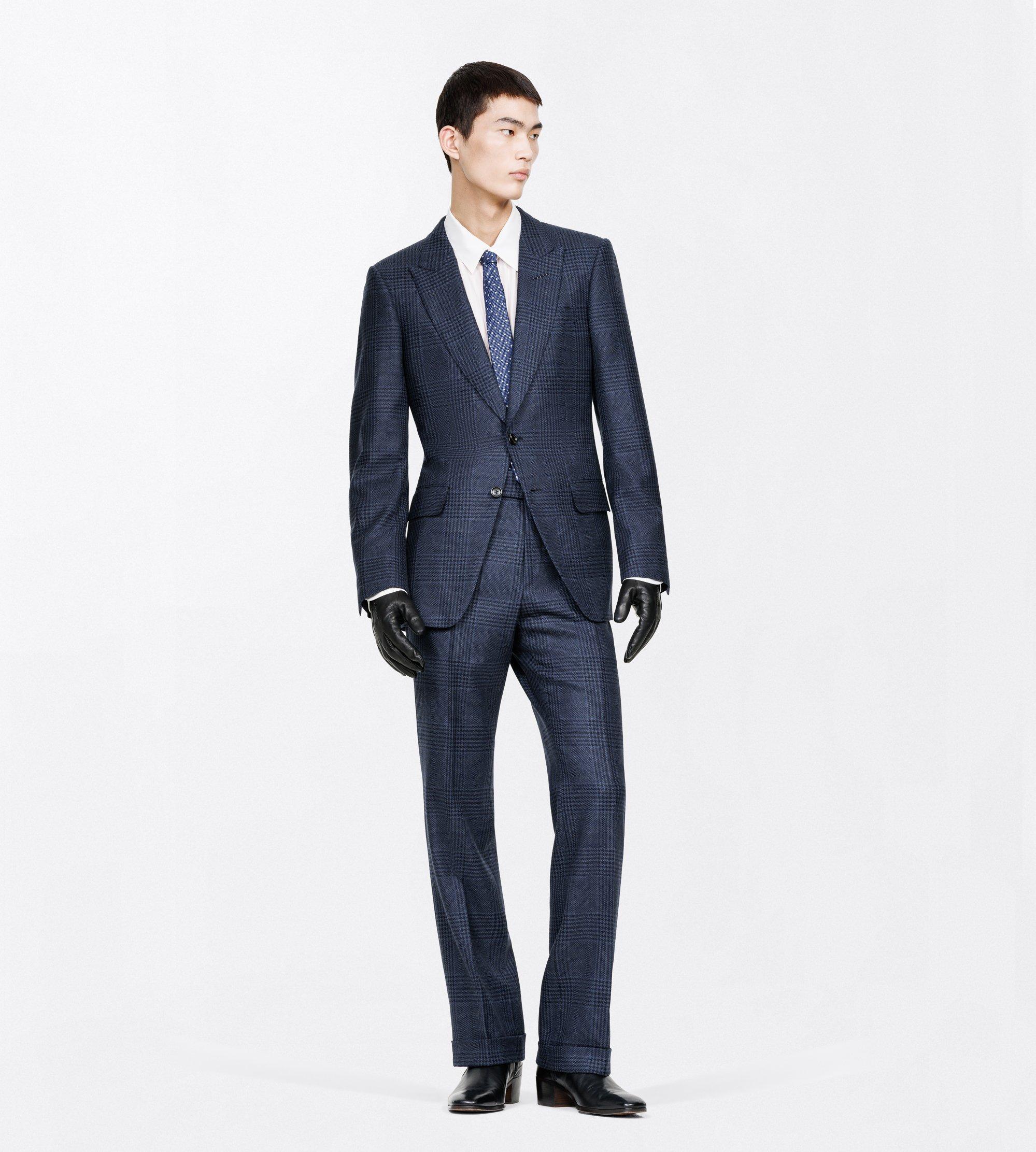 GRAND CHECK FLAT FRONT PANT